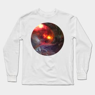 Flaming Seashell 5 Long Sleeve T-Shirt